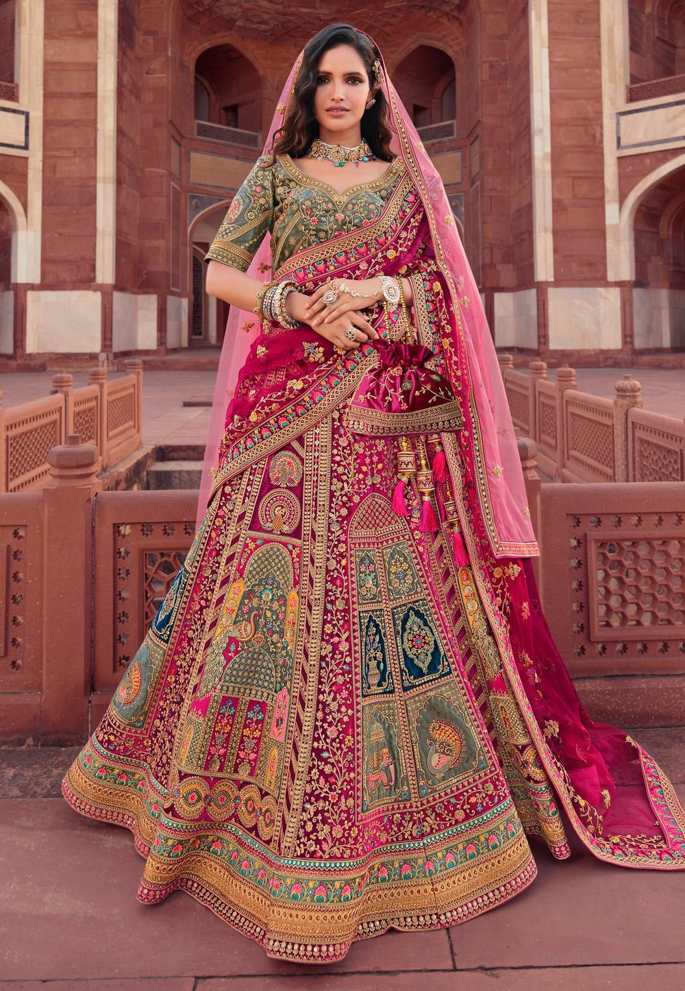 bridal lehnga